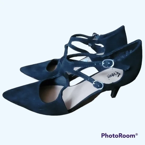 Fioni Suede Heels - Picture 2 of 2